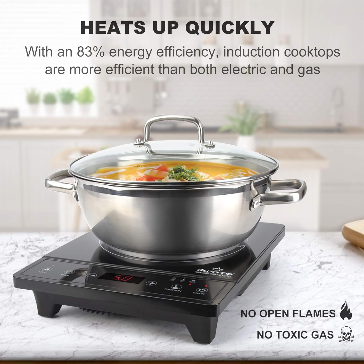 Portable Induction Cooktop Cou - Induction Cooktop Portable recension och pris