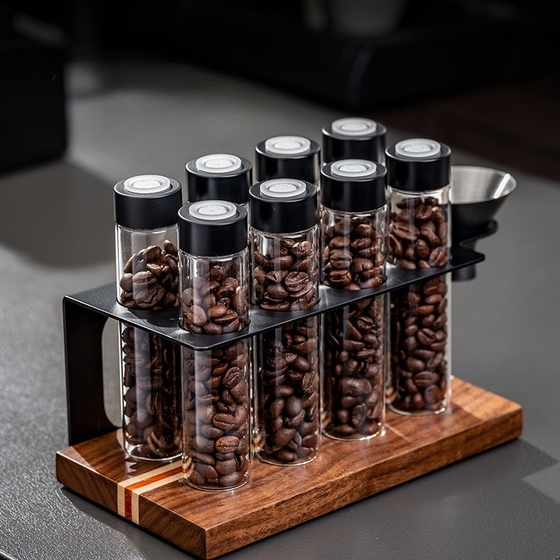 JUSTINLAU Glass Coffee Bean St - Kitchen Appliances Organizer recension och pris