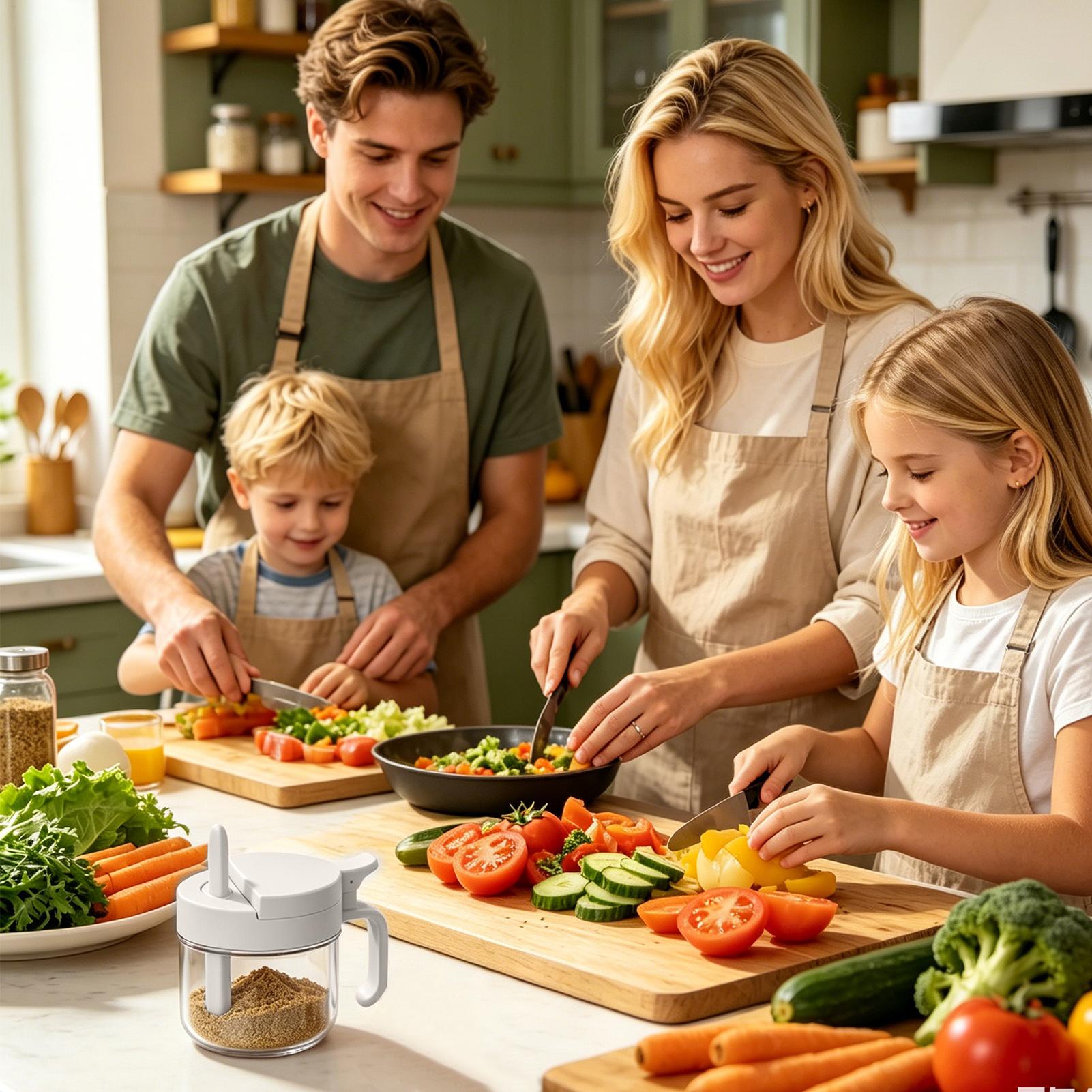 Seasoning Bottles with Spoon C - Kitchen Appliances Cabinet recension och pris