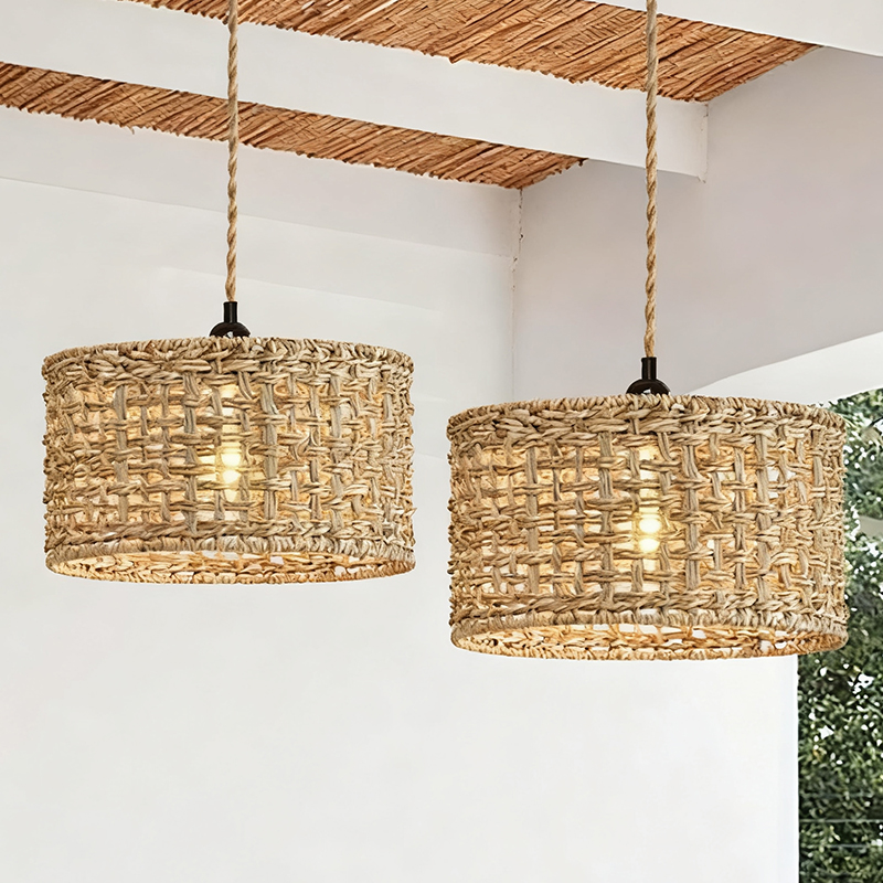 Wicker Rattan Pendant Lamp Tea - Kitchen Appliances Vintage recension och pris