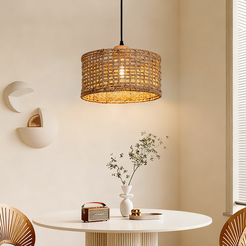 Wicker Rattan Pendant Lamp Tea - Kitchen Appliances Vintage recension och pris