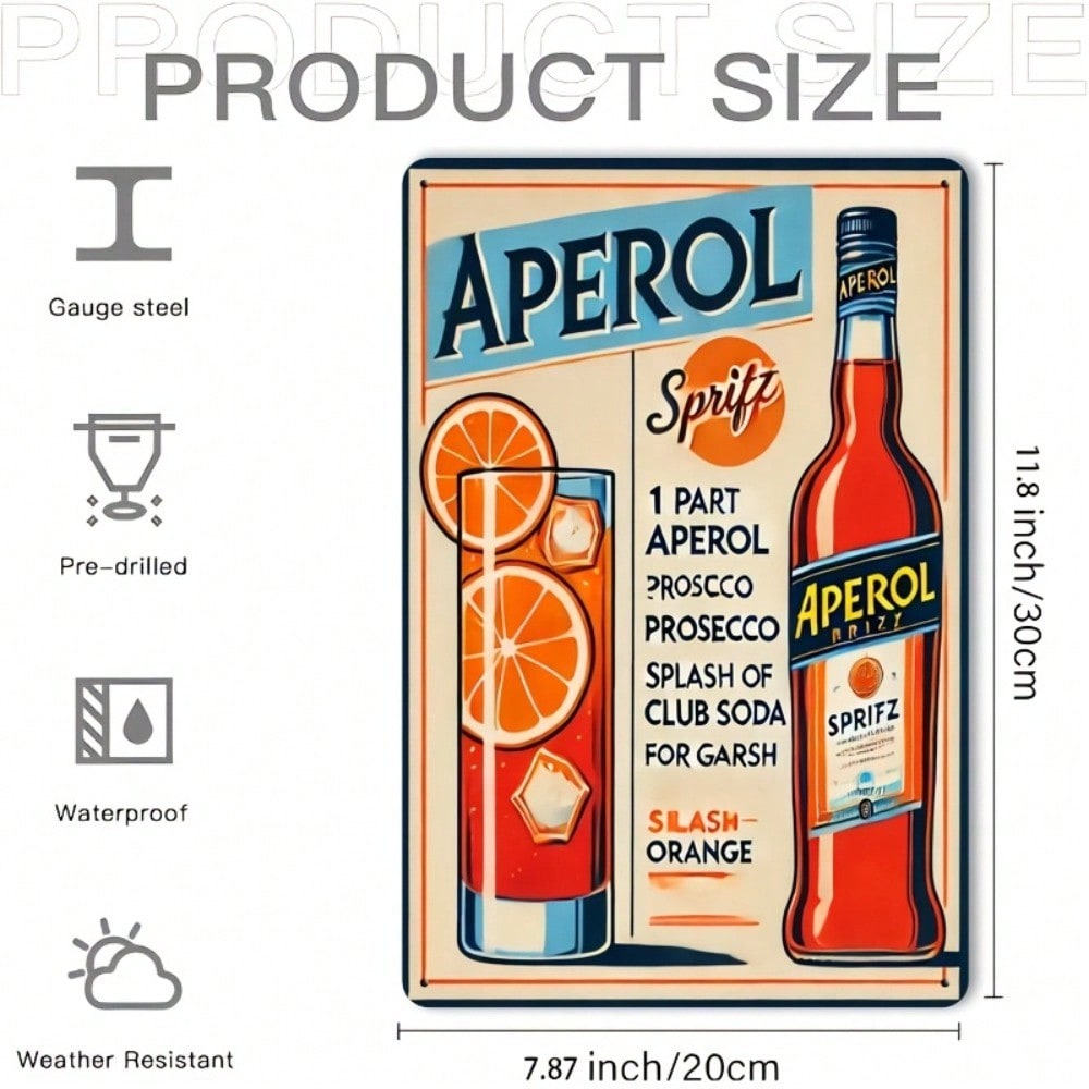Vintage Aperol Spritz Metal Si - Kitchen Appliances Vintage recension och pris