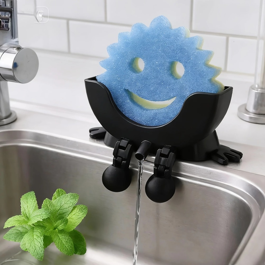 Drainable Soap & Sponge Holder - Kitchen Appliances Organizer recension och pris