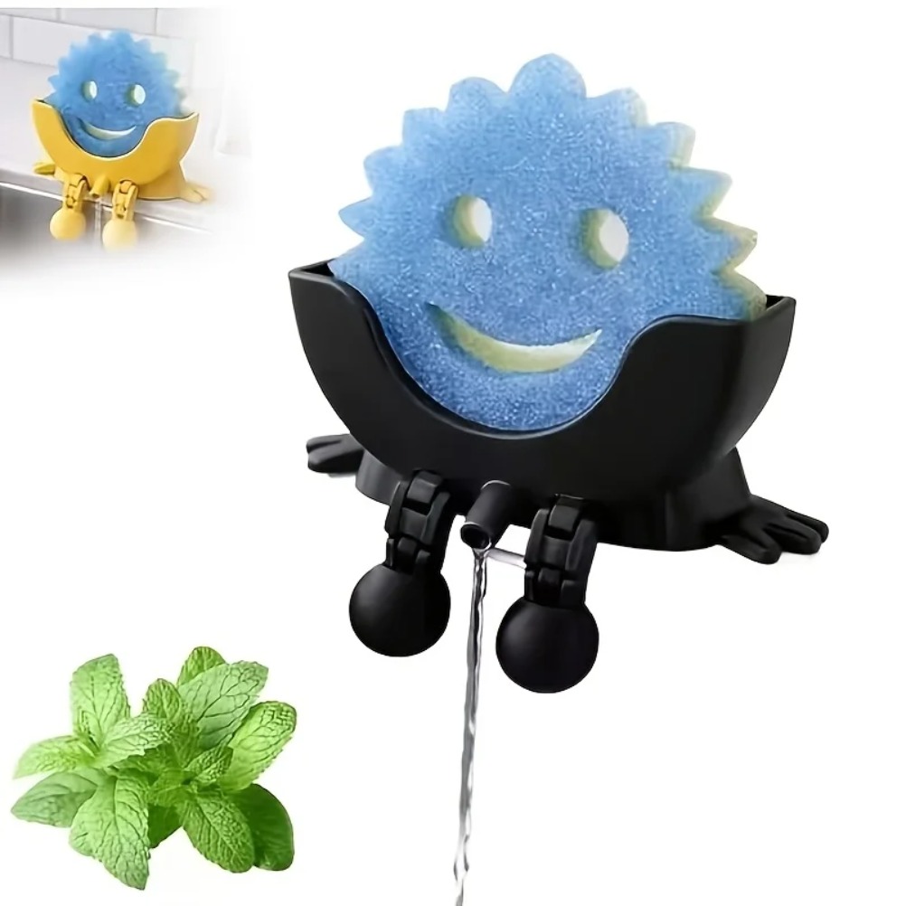 Drainable Soap & Sponge Holder - Kitchen Appliances Organizer recension och pris