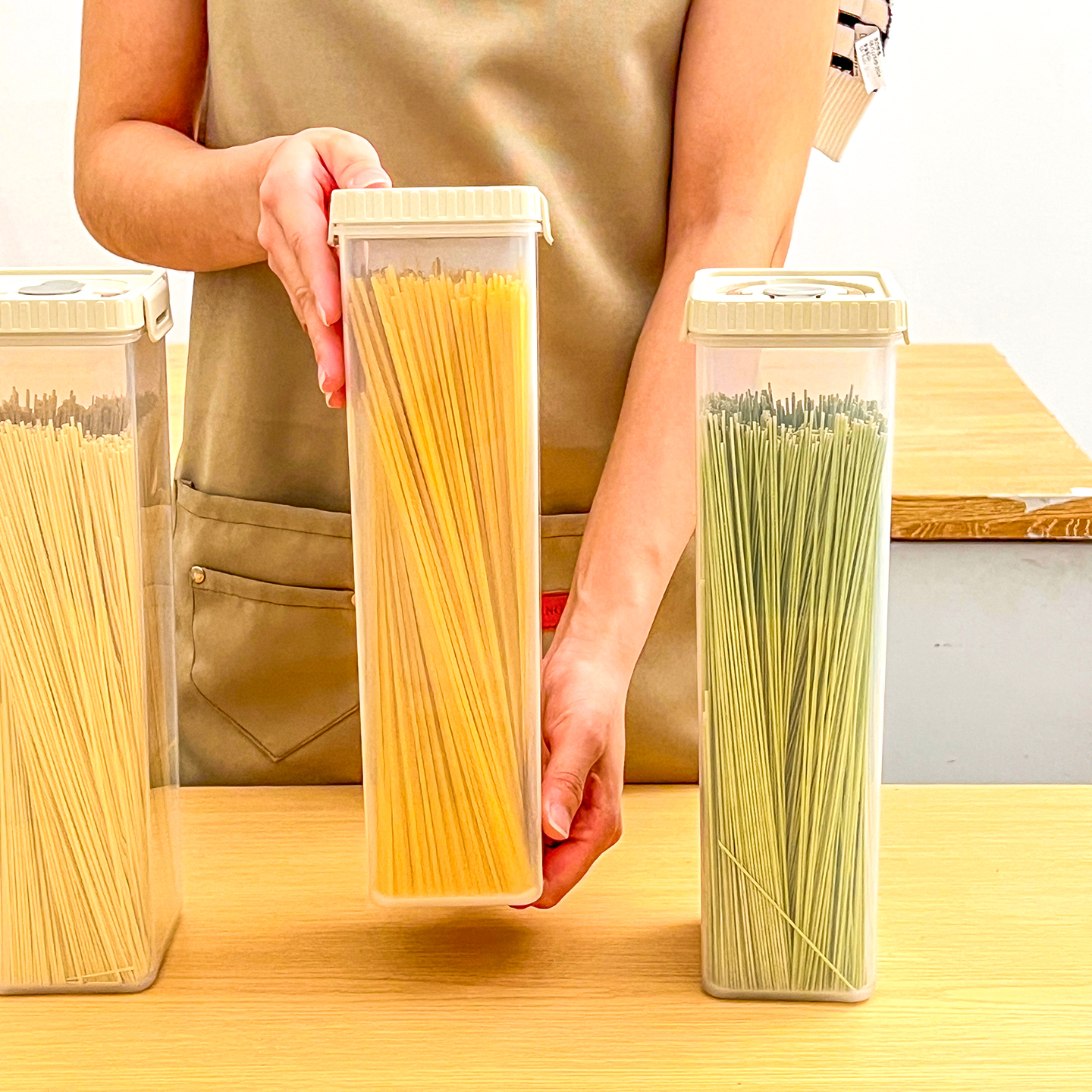 Noodles Sealed Storage Box Wit - Kitchen Appliances Organizer recension och pris