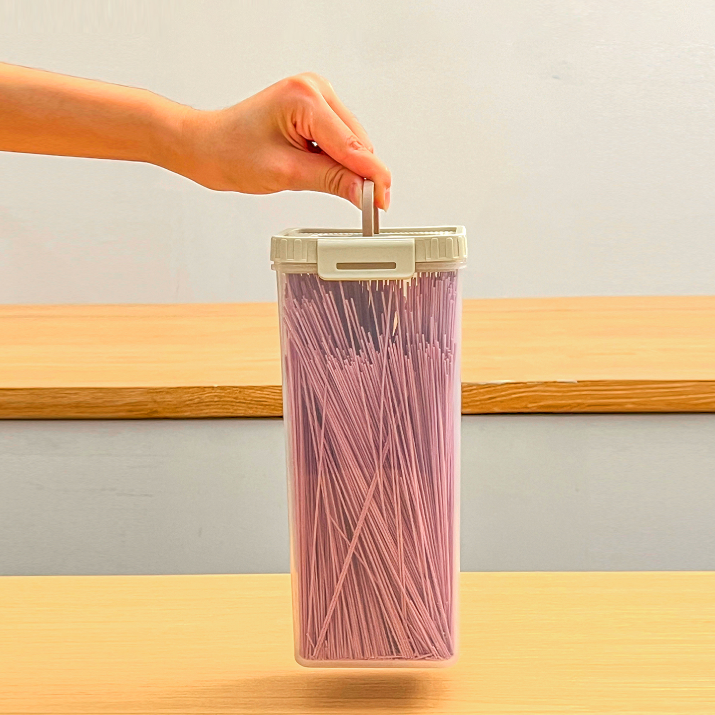 Noodles Sealed Storage Box Wit - Kitchen Appliances Organizer recension och pris