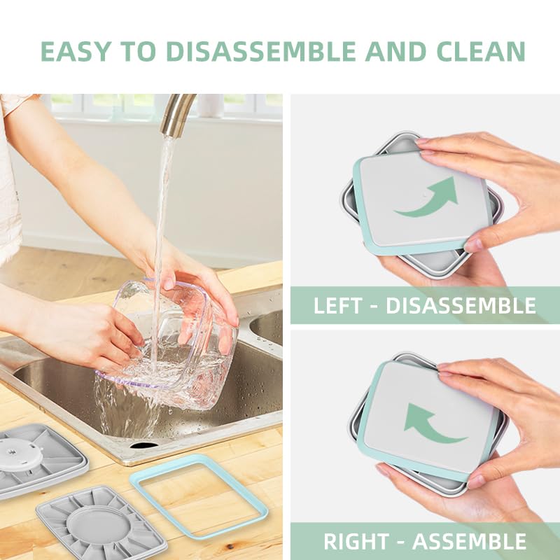 Ankou 3Pcs 1.2L Pop Airtight F - Kitchen Appliances Organizer recension och pris
