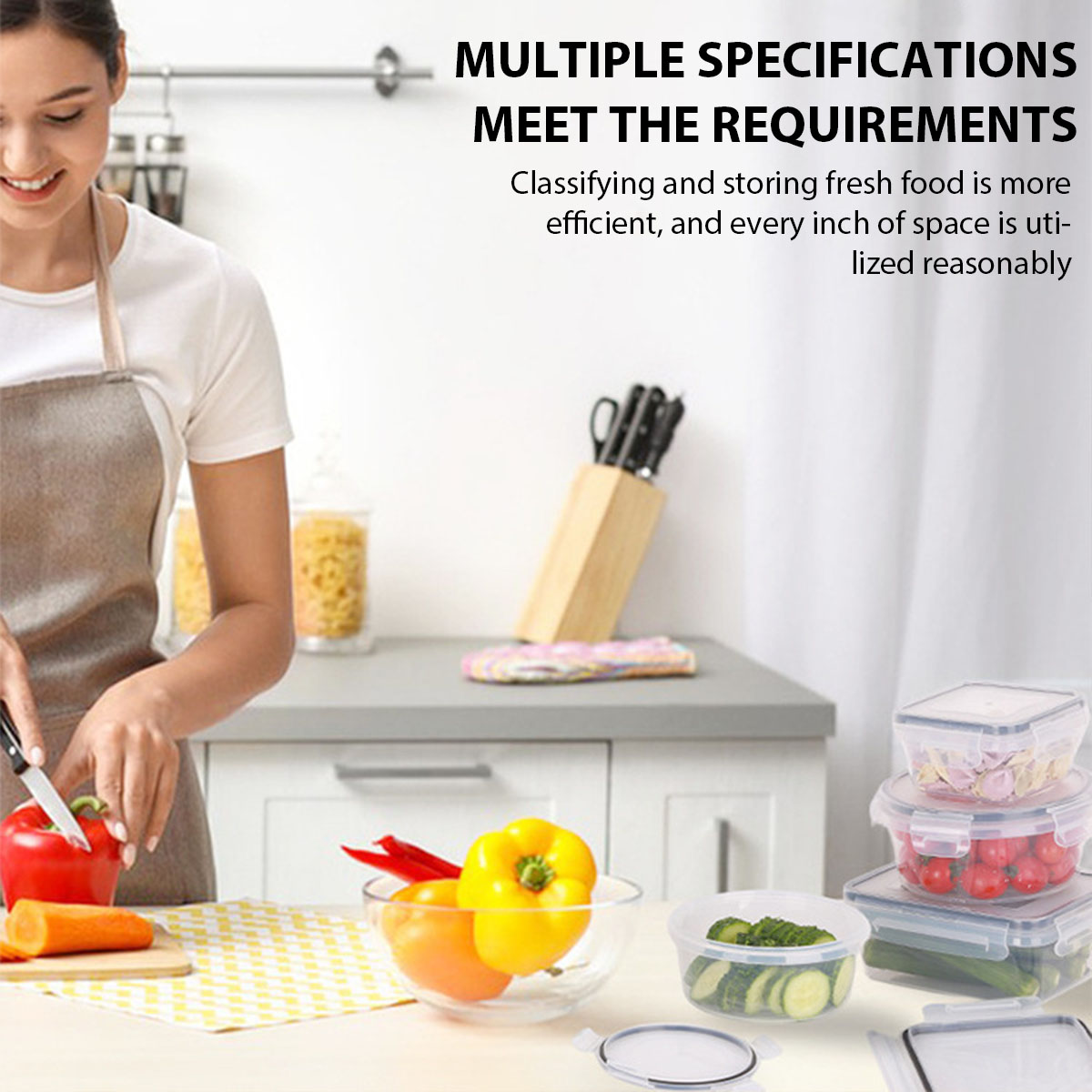 24Pcs/set Food Storage Box Set - Kitchen Appliances Organizer recension och pris