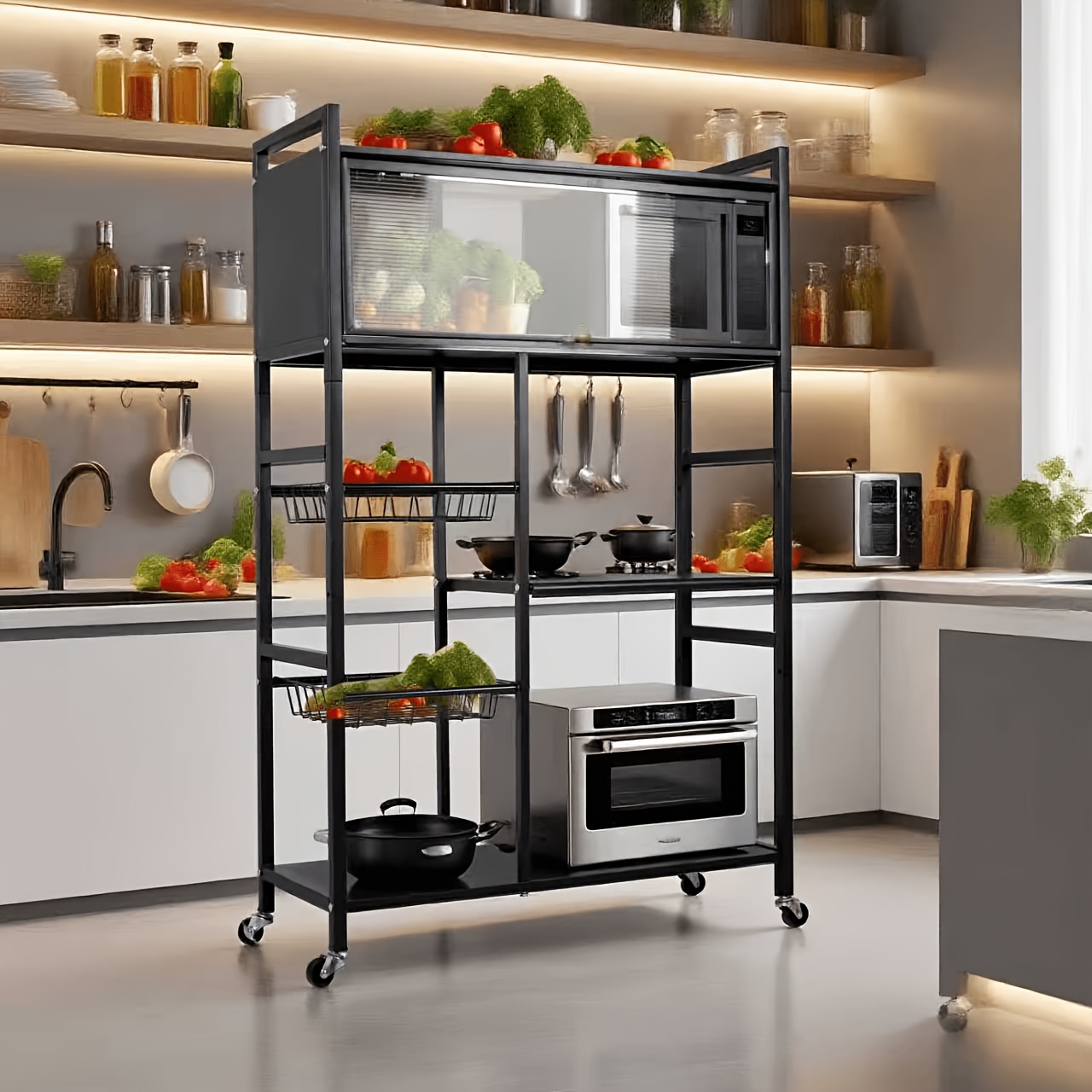 us1pc Movable Storage Rack, Ad - Kitchen Appliances Organizer recension och pris