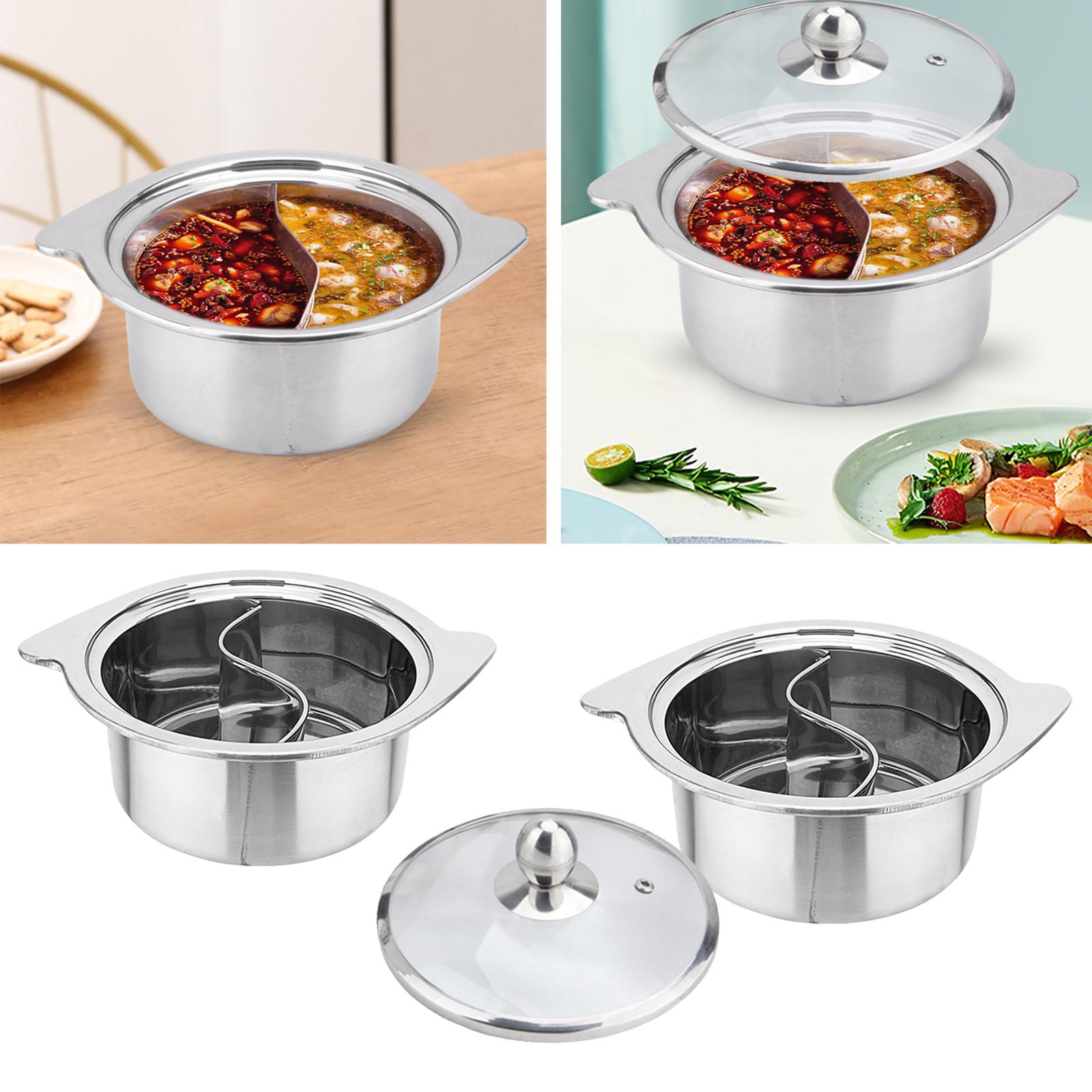 Shabu Divider Hot Pot Gas Stoc - Induction Cooktop Portable recension och pris