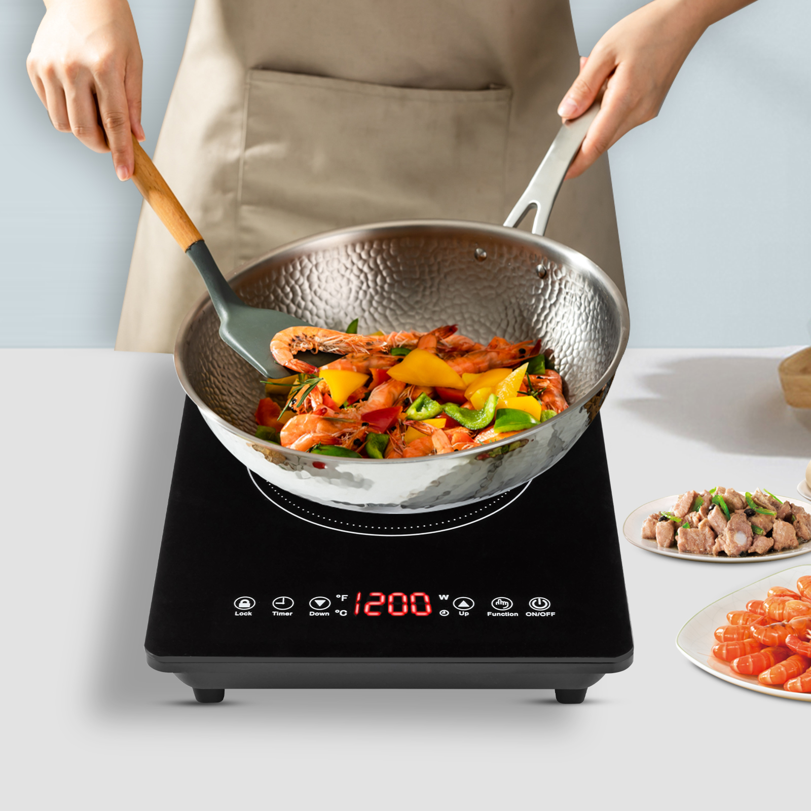 1800W Induction Cooktop Hot Pl - Induction Cooktop Portable recension och pris