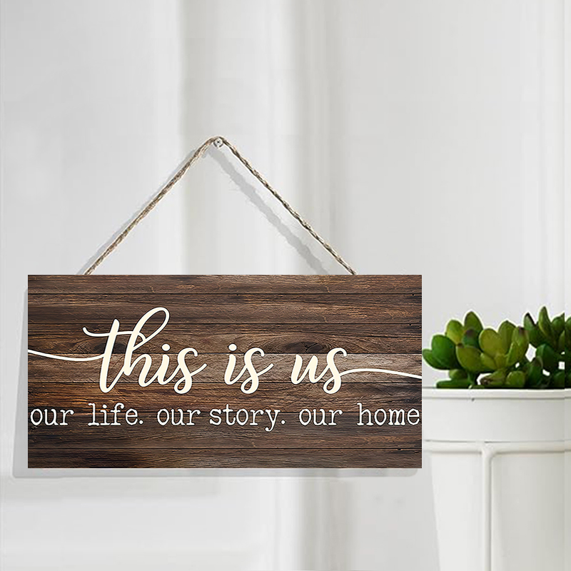 Rustic This is us Wall Hanging - Kitchen Appliances Vintage recension och pris