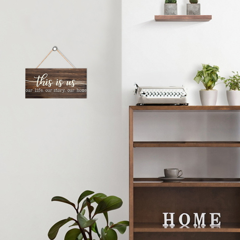 Rustic This is us Wall Hanging - Kitchen Appliances Vintage recension och pris