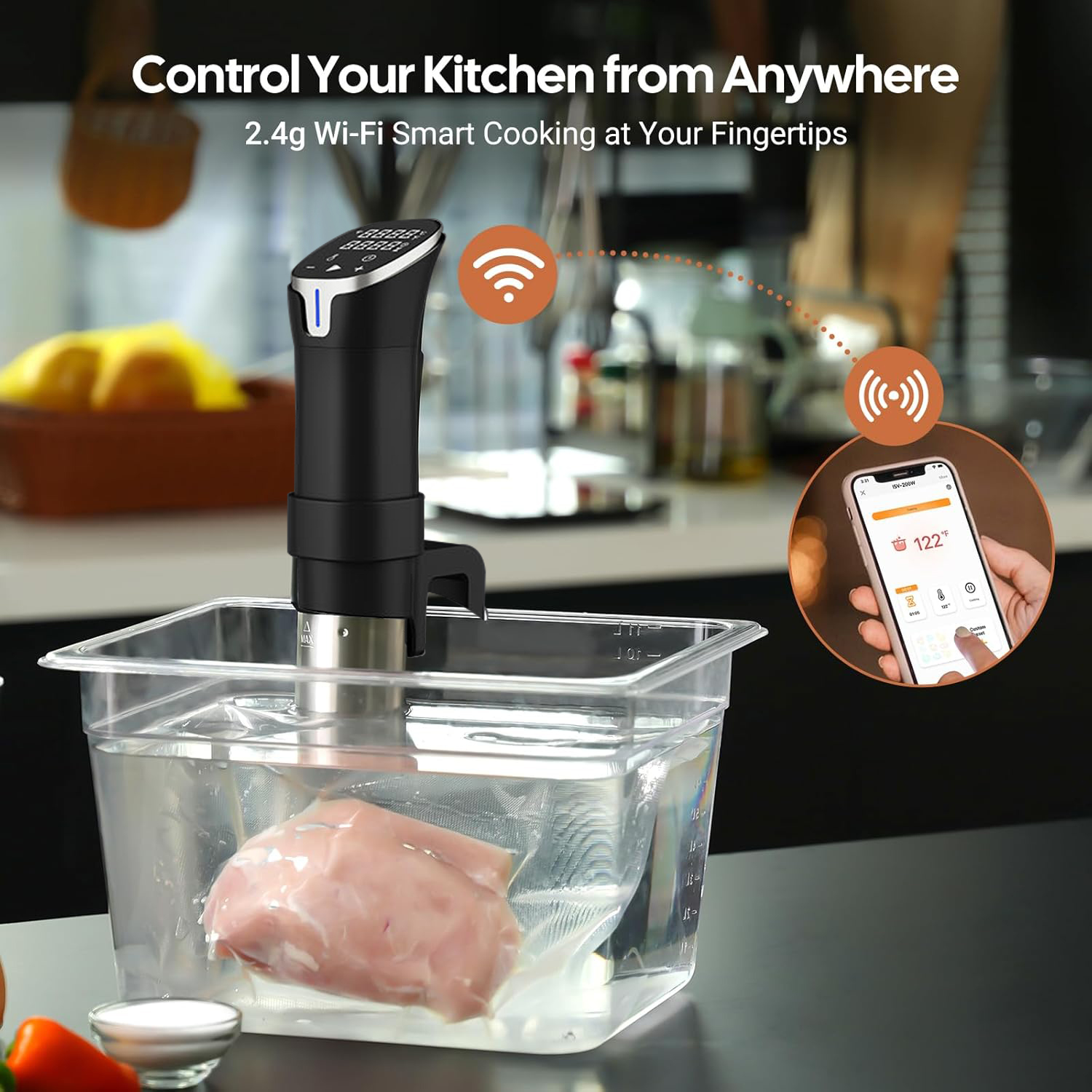 2.4G WIFI Sous Vide Cooker Gis - Sous Vide Immersion recension och pris