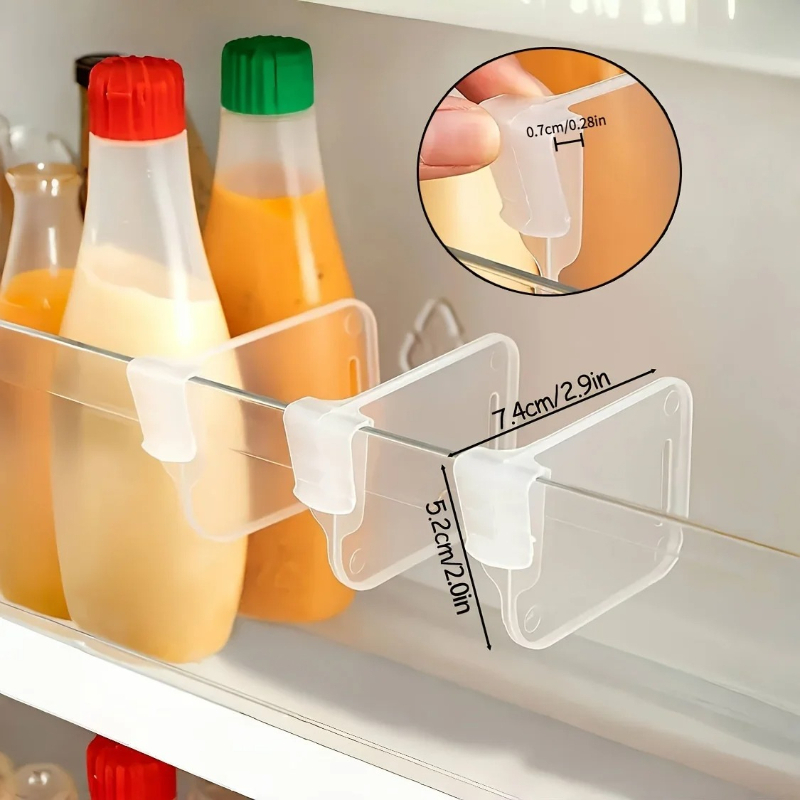 5 10 15 20PCS Sturdy Clear Ref - Kitchen Appliances Organizer recension och pris