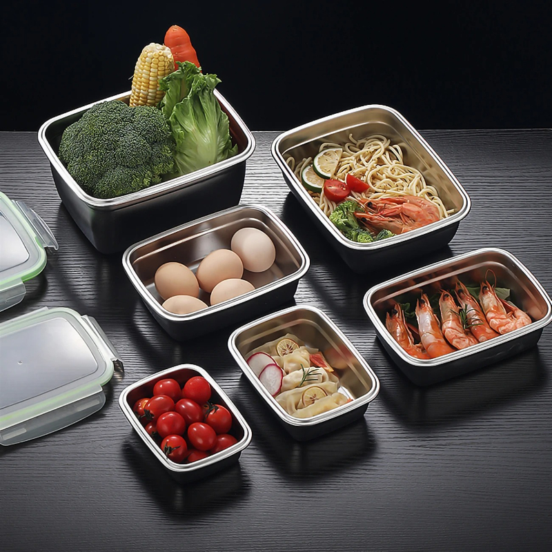 304 Stainless Steel Lunch Box  - Kitchen Appliances Organizer recension och pris