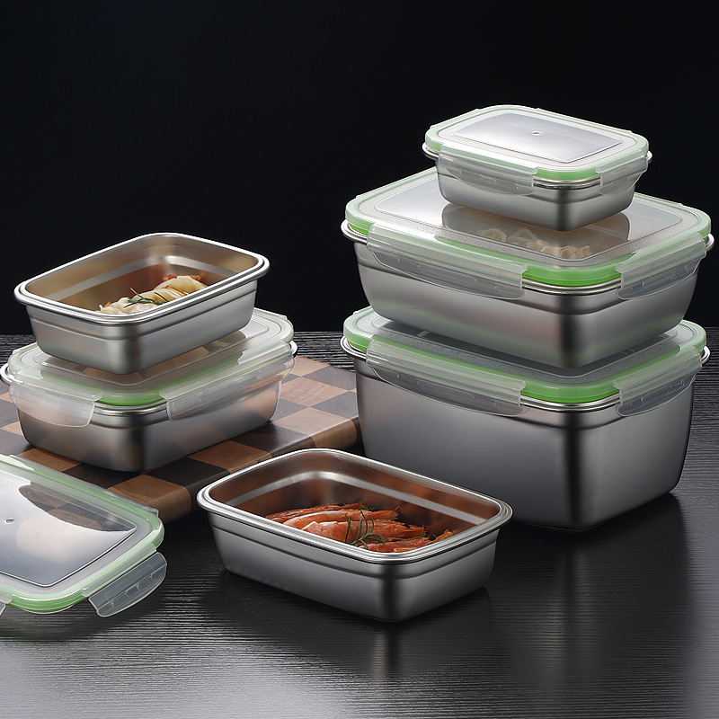 304 Stainless Steel Lunch Box  - Kitchen Appliances Organizer recension och pris