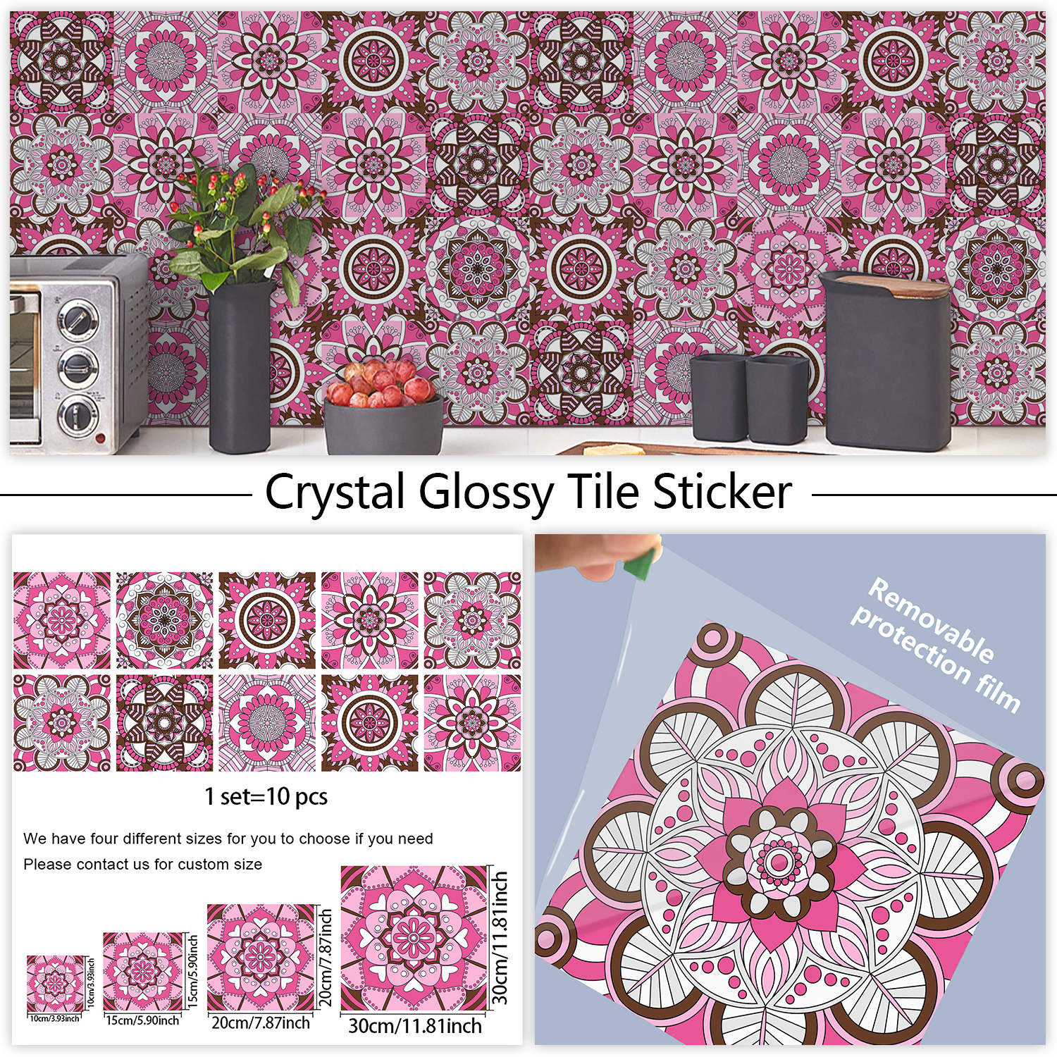 Pink Mandala Vintage Decor Til - Kitchen Appliances Vintage recension och pris