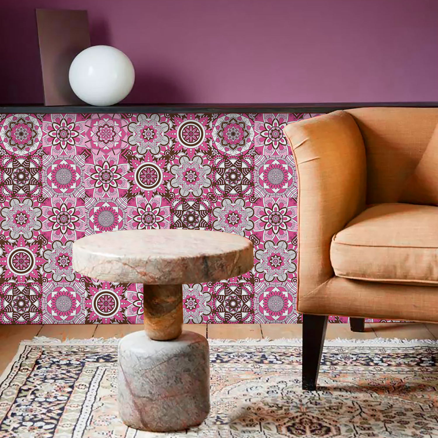 Pink Mandala Vintage Decor Til - Kitchen Appliances Vintage recension och pris