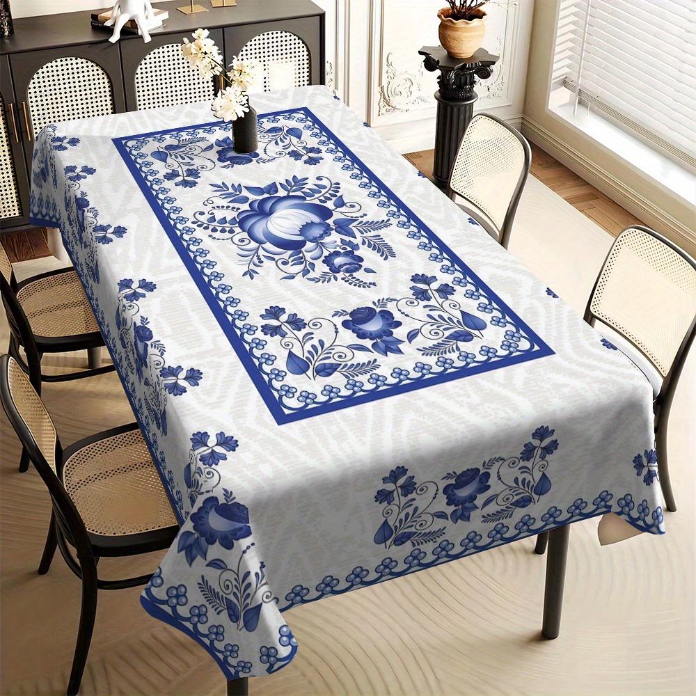 Country Style Square Tableclot - Kitchen Appliances Cabinet recension och pris