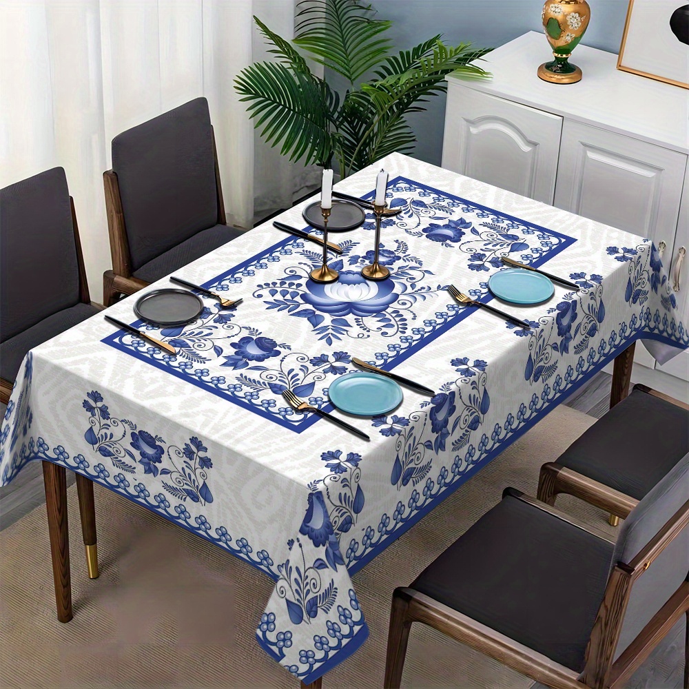 Country Style Square Tableclot - Kitchen Appliances Cabinet recension och pris