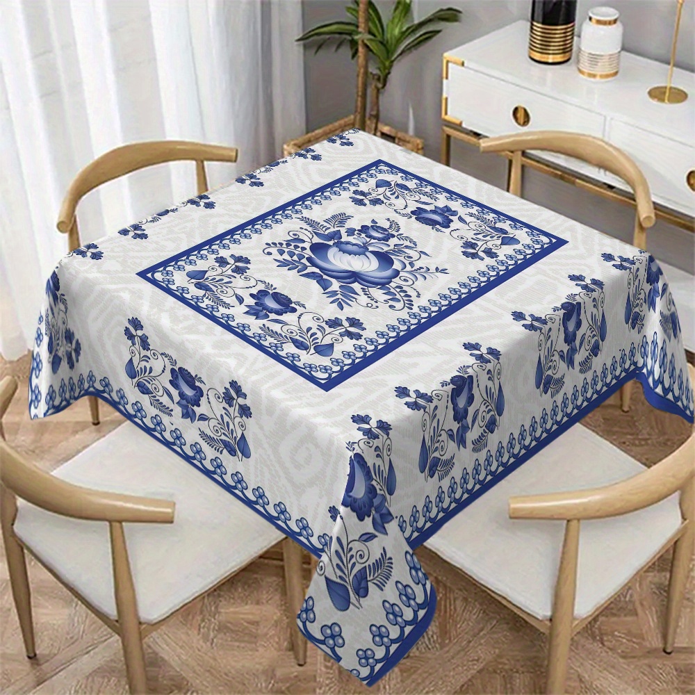 Country Style Square Tableclot - Kitchen Appliances Cabinet recension och pris