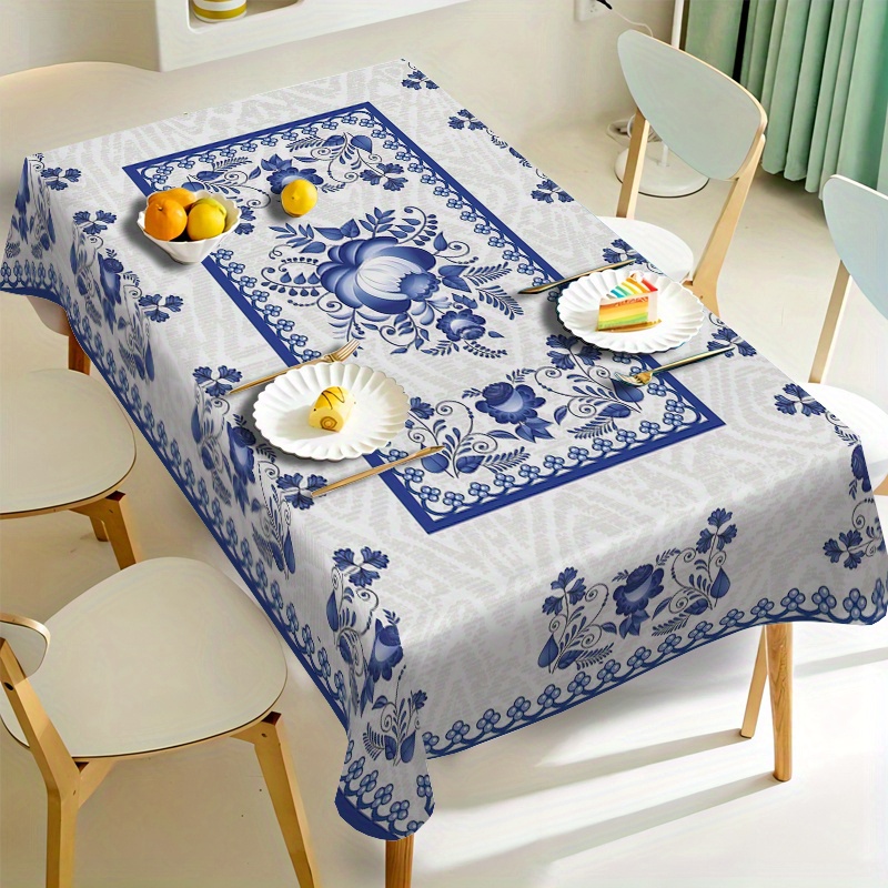 Country Style Square Tableclot - Kitchen Appliances Cabinet recension och pris