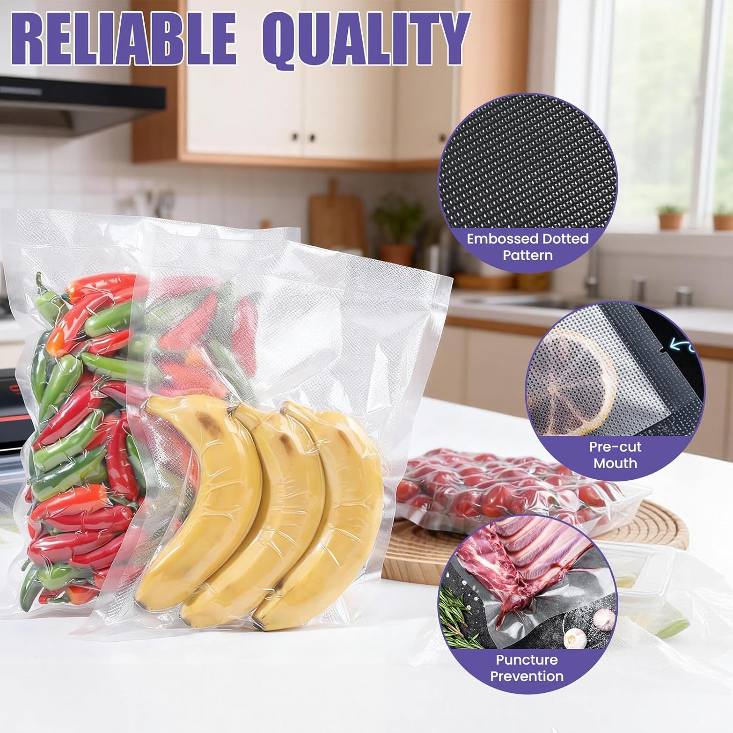 200 Vacuum Sealer Bags 6x10in  - Sous Vide Immersion recension och pris