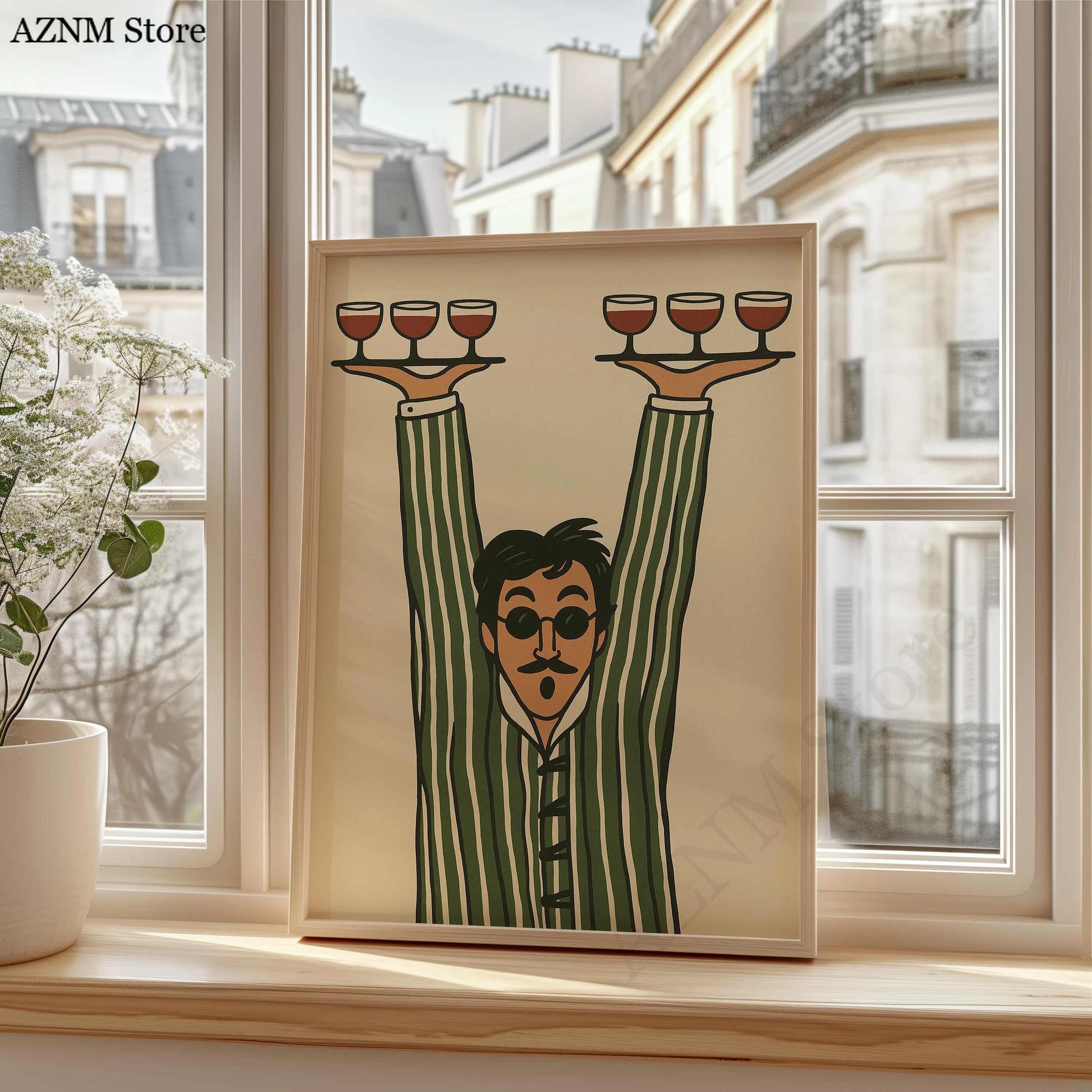 Retro Server Wall Decor, Minim - Kitchen Appliances Vintage recension och pris