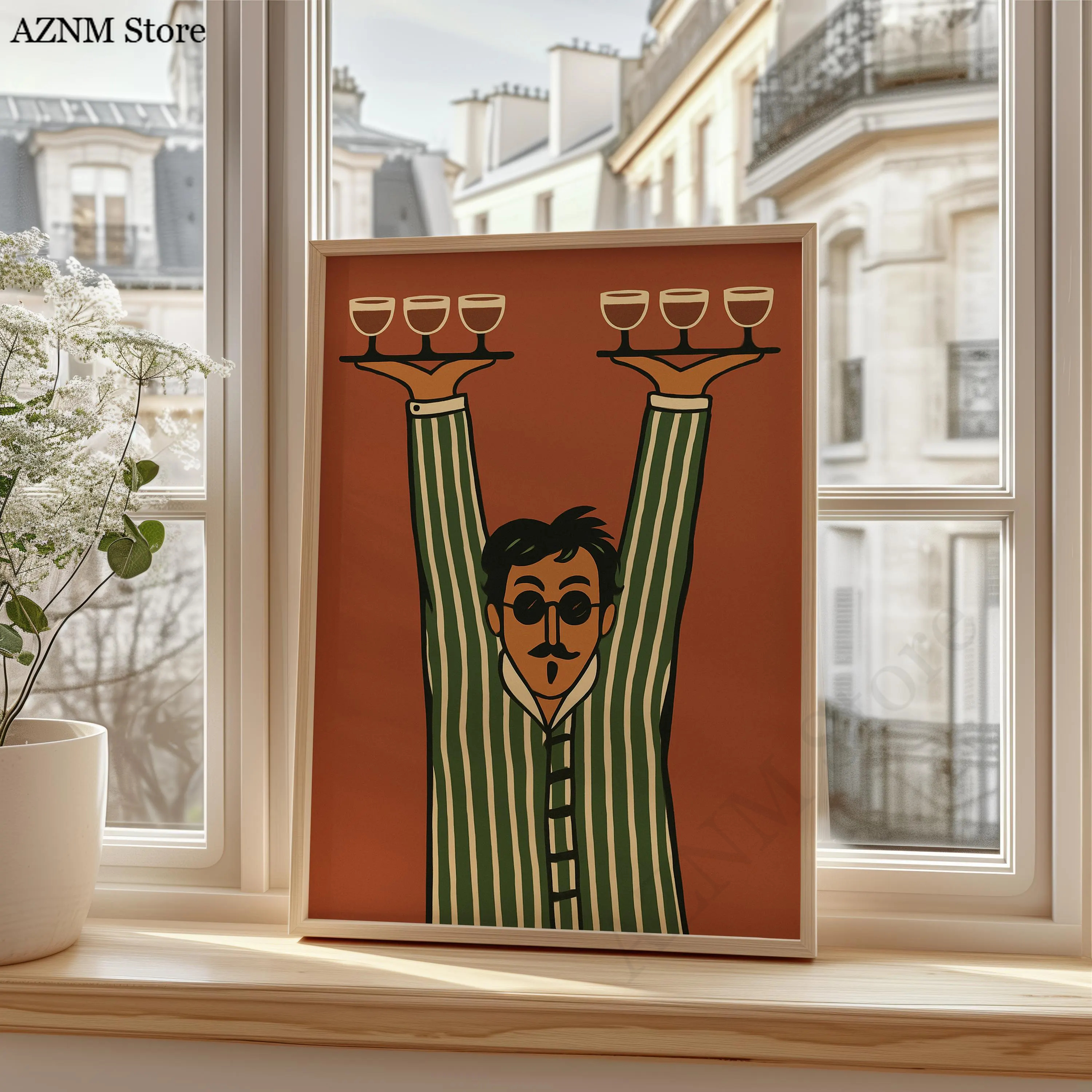 Retro Server Wall Decor, Minim - Kitchen Appliances Vintage recension och pris