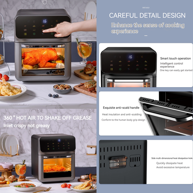 PANERKA Air Fryer With Viewing - Kitchen Appliances Commercial recension och pris