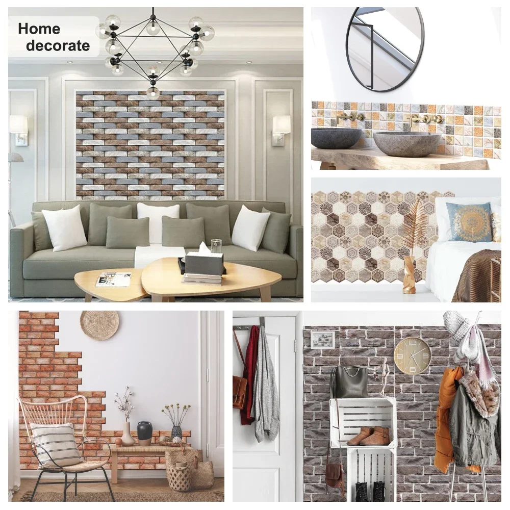 10PCS Wall Sticker Waterproof  - Kitchen Appliances Vintage recension och pris